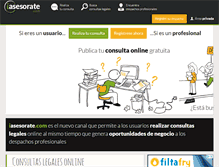 Tablet Screenshot of iasesorate.com